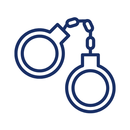 A pair of handcuffs symbolising the legal services provided by theft solicitors in criminal cases.