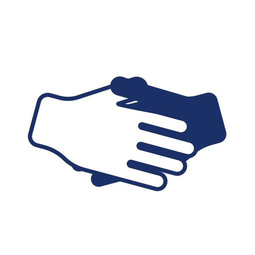 Illustration of a handshake symbol representing legal support for unfair dismissal cases